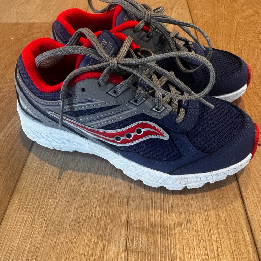 Saucony Kids' Navy and Red Running Shoes